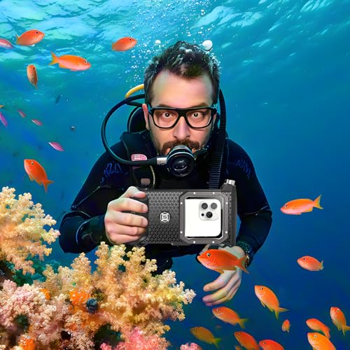 Funda impermeable para teléfono móvil ShellBox sumergible 30m para iPhone 17 Pro Max y 16 Pro 6