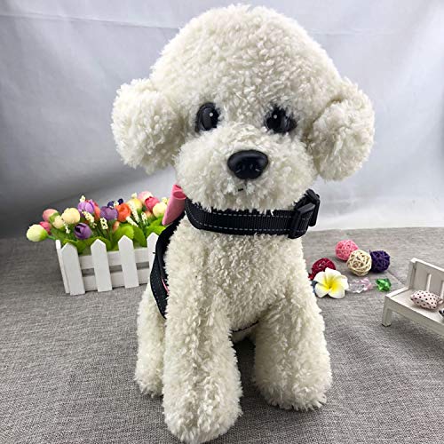Newtensina Fliegen Hundegeschirr mit Diamante - Rosa - L