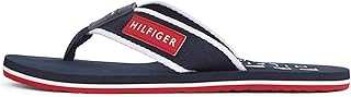 Tommy Hilfiger Men\'s Patch Hilfiger Beach Sandal Fm0fm05435 Flip Flops