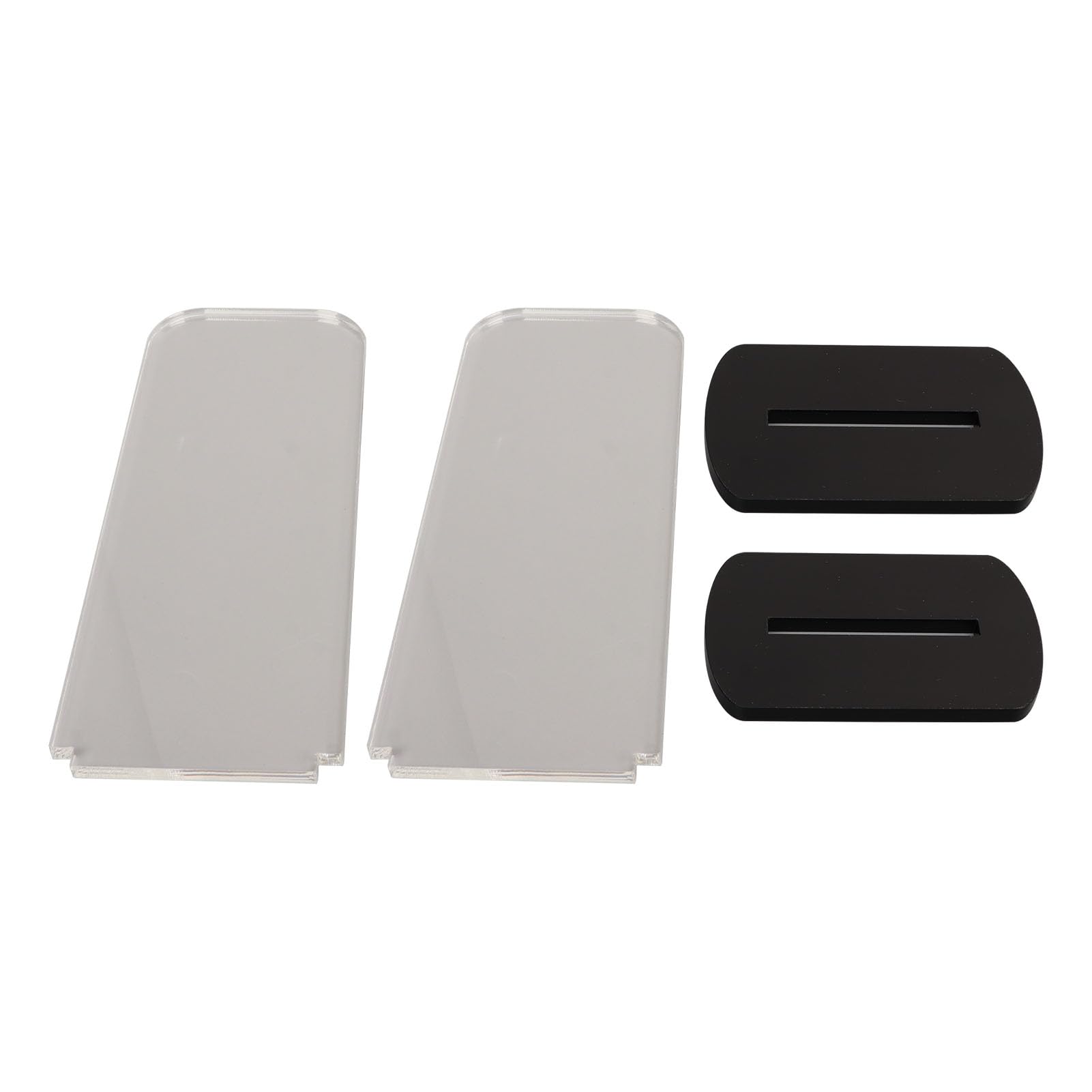 Fockety 2 Pack Stojak na rękawice bokserskie akrylowy uchwyt na rękawice bokserskie pionowy stojak na rękawice bokserskie Wystawa kolekcji rękawic bokserskich 3.1x2.0x5.9in