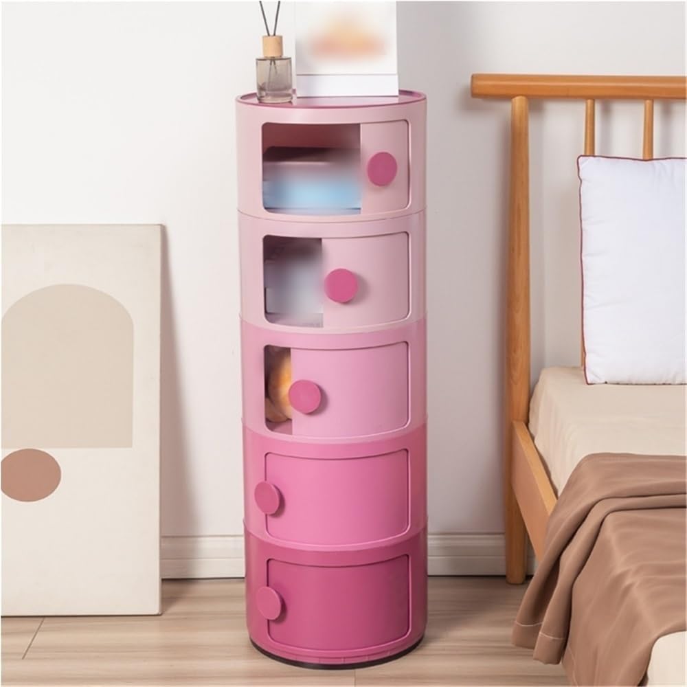 Mesita de noche apilable y versátil ideal para ordenar el baño y la oficina