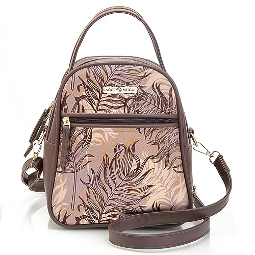 Image of SACCI MUCCI Women's Satchel Bag Ladies Purse Handbag Women's Handbag - Botanical