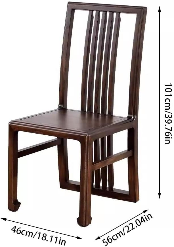 Comfortable Desk Chair Solid Wood Living Room Study Backrest Chair Office Book Chair Villa Furniture Chinese Dining Chair Decoration Home Office Desk Chairs