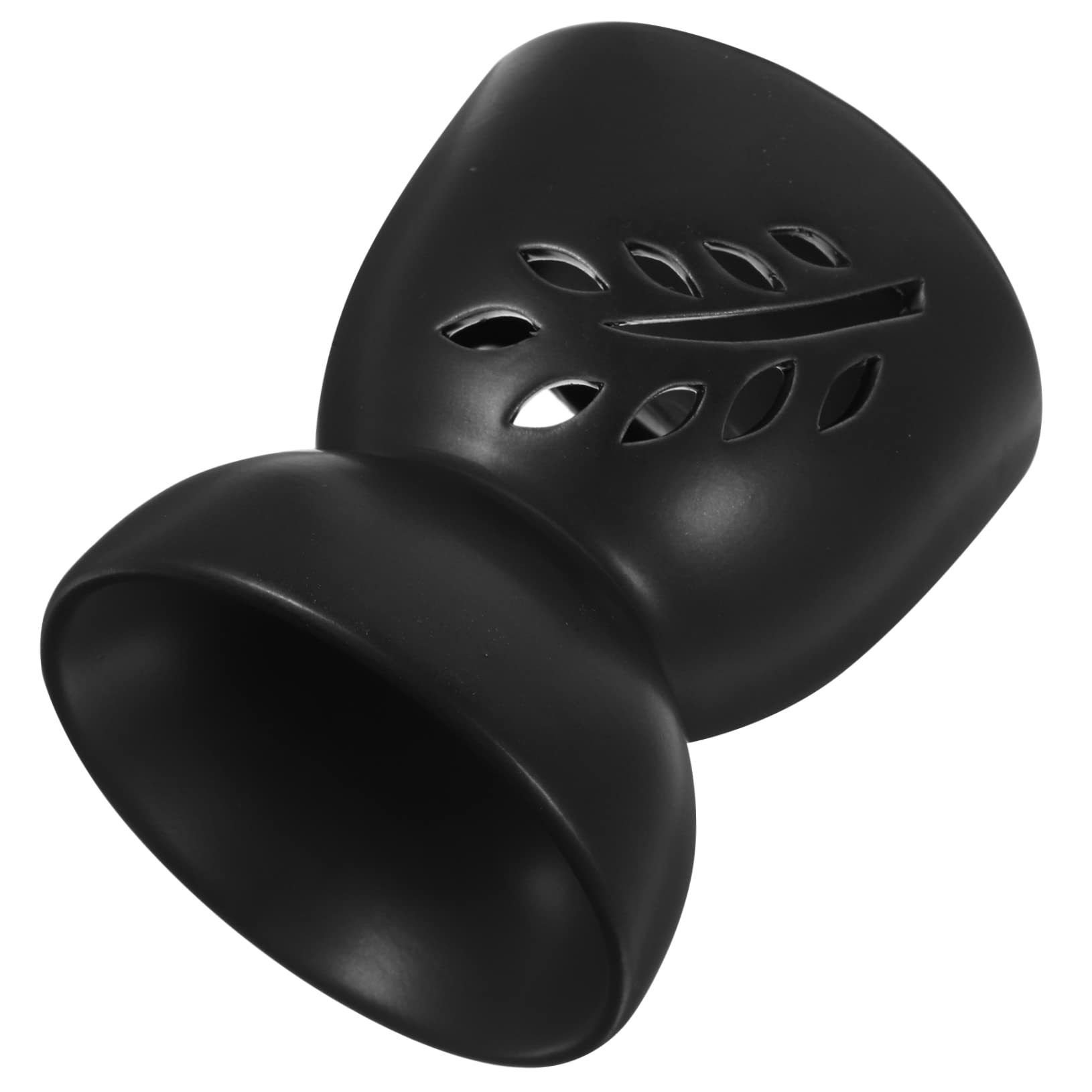 Brûleur à cire céramique diffuseur aromathérapie intérieur noir
