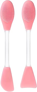 Facial Cleansing Brush,Pore Cleaning Brush Silicone for Skincare2Pcs