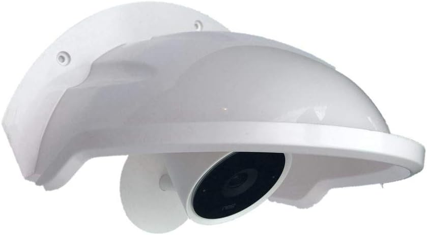 Universal Sunshade Rainshade Camera Cover Shield for Outdoor Nest/Nest IQ Camera - White