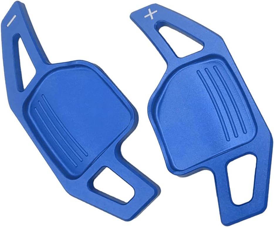 2PCS Paddle Shifters Fit For Audi A3 A4 A5 A6 A8 S3 S4 S5 S6 RS3 RS5 RS6 TT TTS TTRS 2010 Car accessories Aluminum Steering Wheel Paddle Extension Shifter styling Car Interior Decoration-Blue