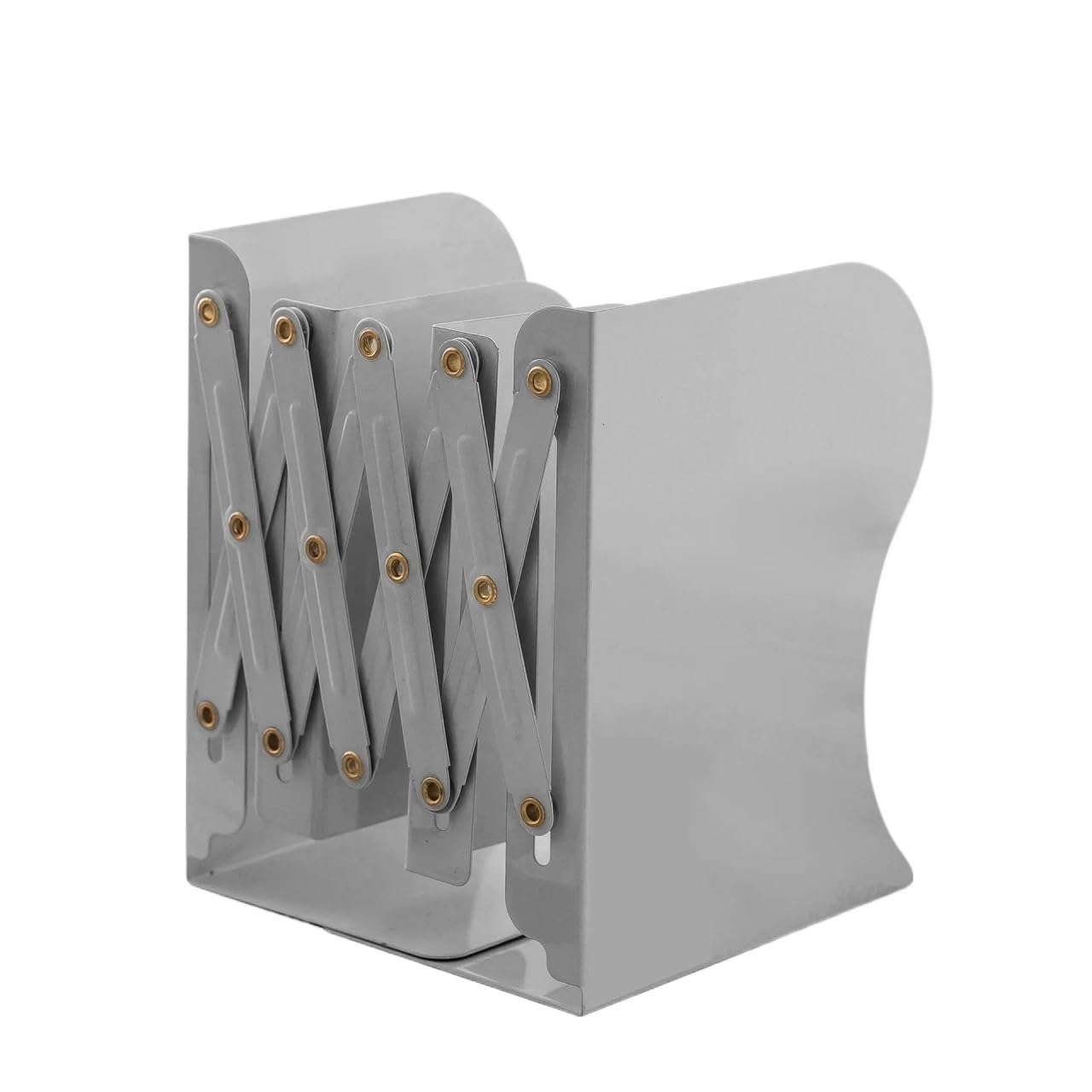 Desktop Bookends 1pcs Popular creative stationery supplies retractable book stand folding bookshelf metal student cartoon for Home Office School Library(1)