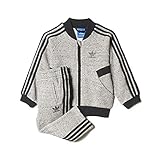  adidas I TRF FT SST Sudadera, niños, Gris (brebas/Negro), 68