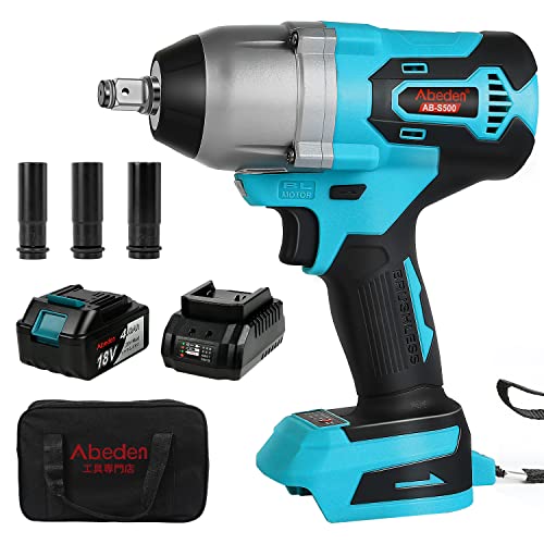 Abeden 充電式インパクトレンチ AB-S500 コードレスインパクトレンチ 500N・M...