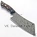 Handmade Damascus Steel Meat Cleaver Knife with sheath 11 Inches jnr-0199