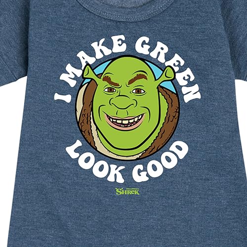 Shrek - I Make Green Look Good - Toddler & Youth Girls Fleece Dress3