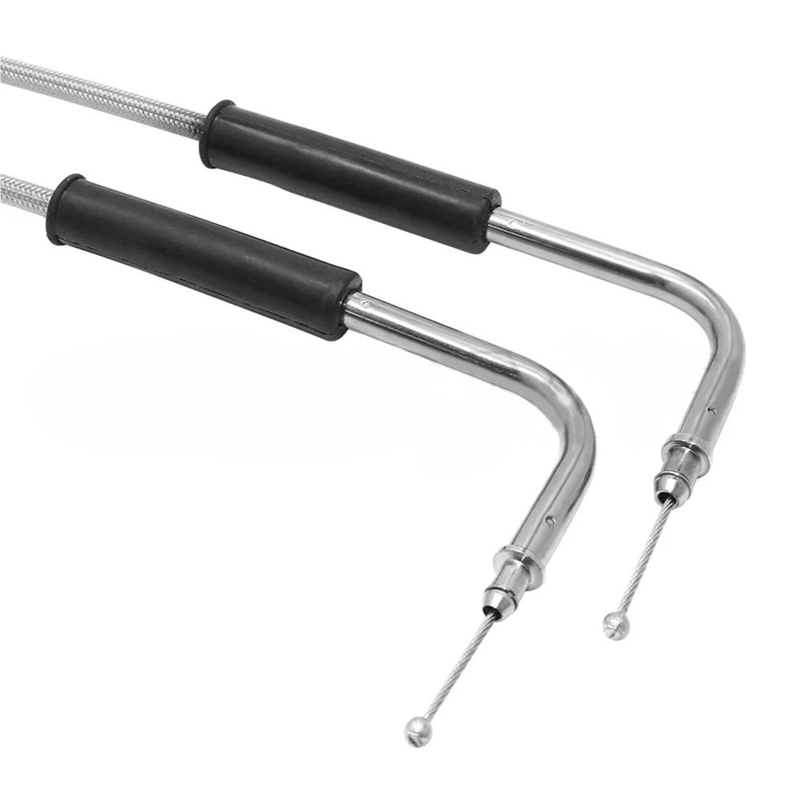 Cable De Acelerador Alargado 130 Cm para Motocicleta con Tejido Alambre Acero para Harley Softail FXST 1996 1997 1998 1999 2000 2001 2002 2003-2010