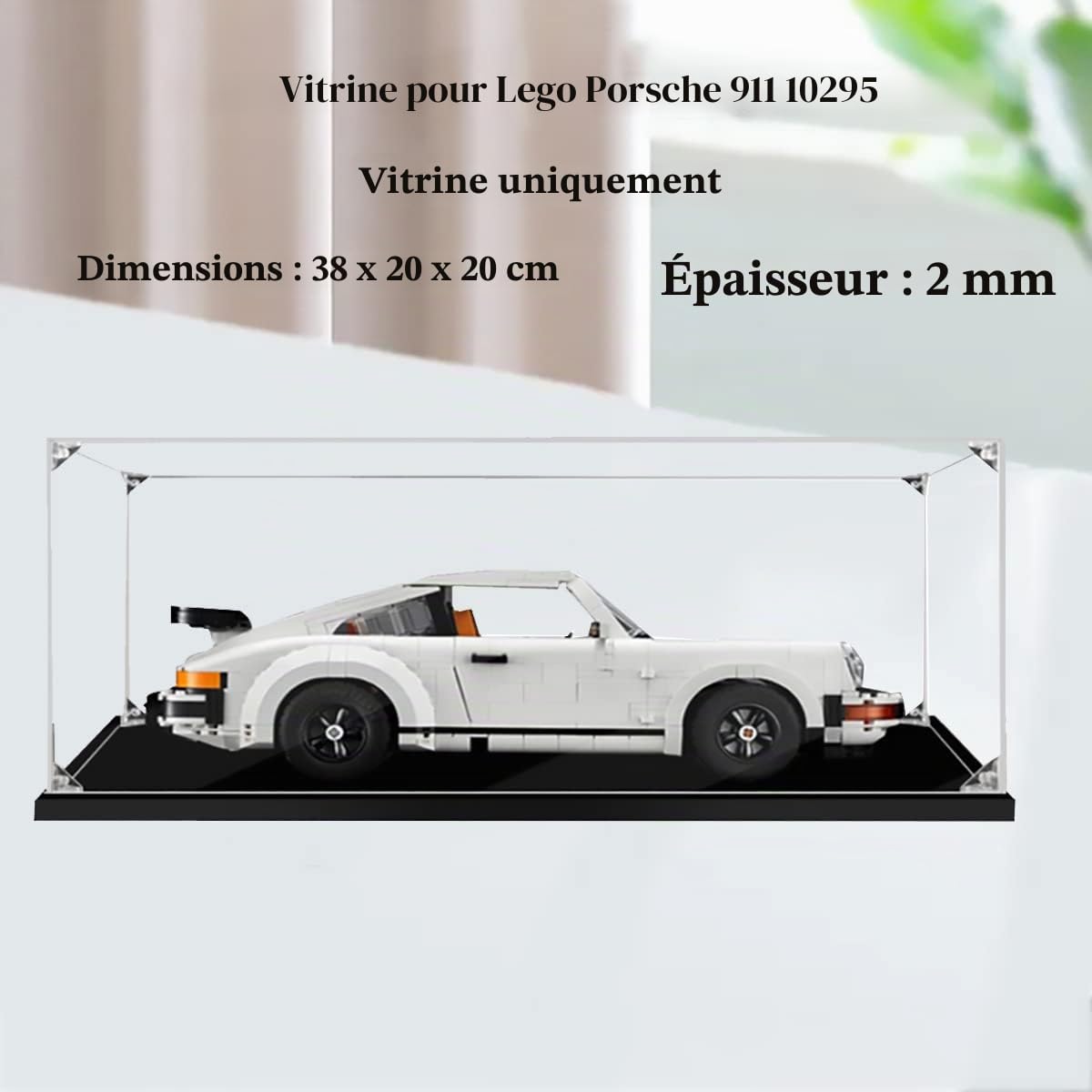 Vitrine Exposition Acrylique pour Lego 10295