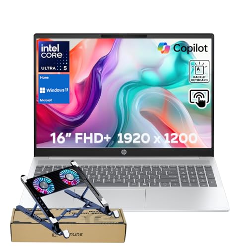 HP OmniBook 5 AI���ڃr�W�l�X�m�[�g�p�\�R���A16�C���` FHD+ �^�b�`�X�N���[���AUltra 5 225U (> i7-1355U)�A16GB�I���{�[�hRAM�A2TB SSD�AWi-Fi 6�AWin11 Home�A�o�b�N���C�g�A���^&�É�