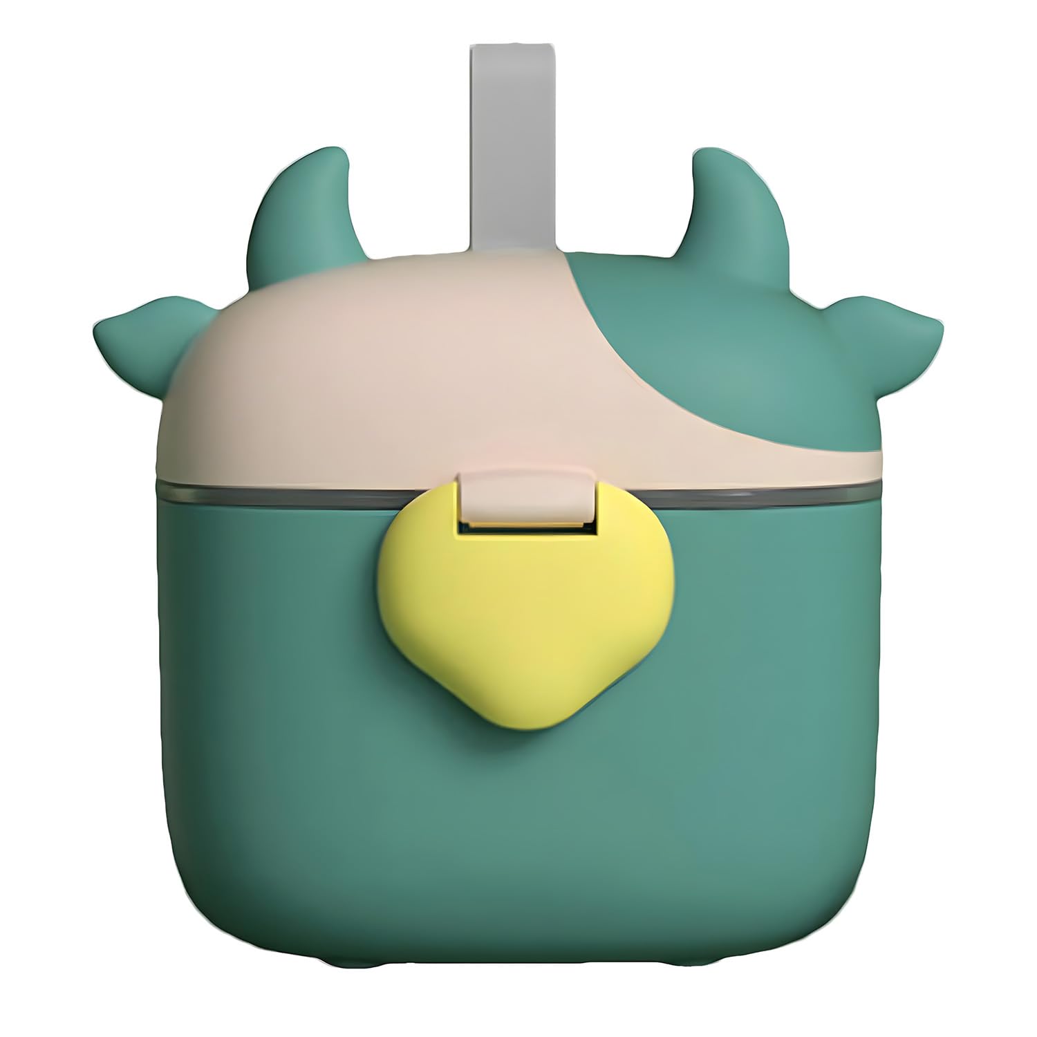 X springBaby Formula Dispenser, Non-Spill Milk Powder Formula Dispenser, Portable Storage Formula Containers with Scoop and Leveller, Snack Storage Container for Travel Outdoor Activities (Green)