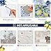 Faccito 24 Pcs Lemon Tile Stickers 4x4 Inch Watercolor Mediterranean Lemon Summer Peel and Stick Removable Self Adhesive PVC Waterproof Tile Stickers Amalfi Coast Decor for Kitchen Bathroom Backsplash