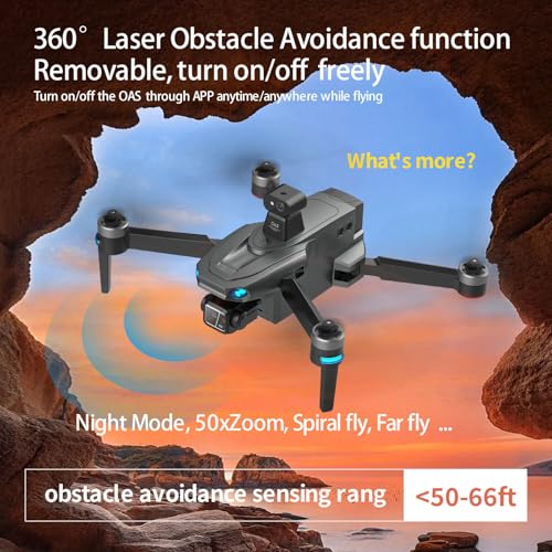 LimitedDealPrice Touch Screen Tablet Remote Professional Shooting Drones with Camera for Adults 4K HD, 360 Obstacle Avoidance, Payload Release, 3 Axis Gimbal Anti-shake, 84 Minutes Long Battery, Up to 5 Miles Range, Time-lapse, 50×Zoom, Rainproof, GPS Safe Height Auto Return - Image 5