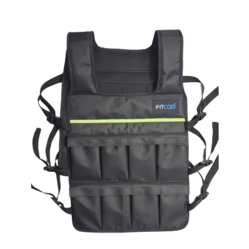 Fitcozi Weighted Vest for Men Workout - Adjustable Weight Vests 5Kgs/ 7.5 Kgs/ 10Kg/ 15kgWorkout Equipment for Training Running Jogging Cardio for Men Women (10 Kgs) (B0CWPBLRHF) Amazon Price History, Amazon Price Tracker