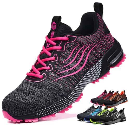 Scarpe Antinfortunistiche Uomo Donna Scarpe da Lavoro Leggere Traspiranti Scarpe