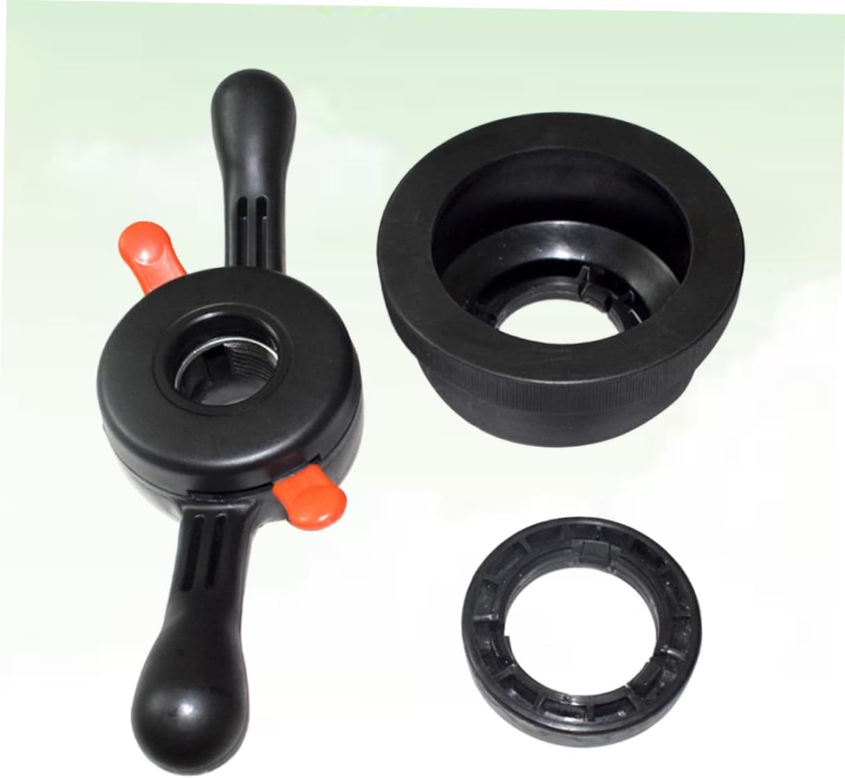 Luxshiny 1 Set Wheel Balancing Machine Quick Balance Half Nuts for Tire Change Durable High Nylon Accessories Easy Installation Strong Adaptability for Temperature Variations