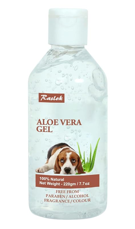 Gel de Aloe Vera para Cães Raslok para Pele e Pelagem – 220 g