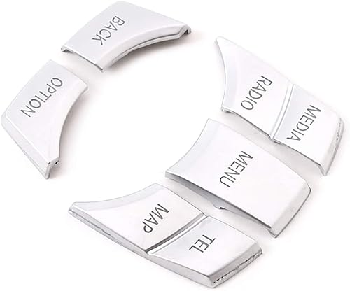 Miniatura 2 de YIWANG ABS cromo consola de coche multimedia botón interruptor cubierta stick 5 unids para BMW 5 serie F10 F11 2011-2017 auto accesorios