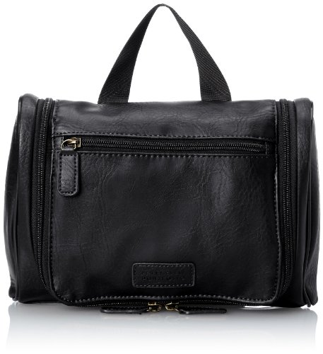 Perry Ellis Men's Hanging Travel Kit, Black, One Size