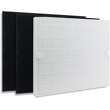 HEPA Filter and Carbon Filter Replace for H12 Woongjin Coway AP-1512HH Air Purifier Pack of 1