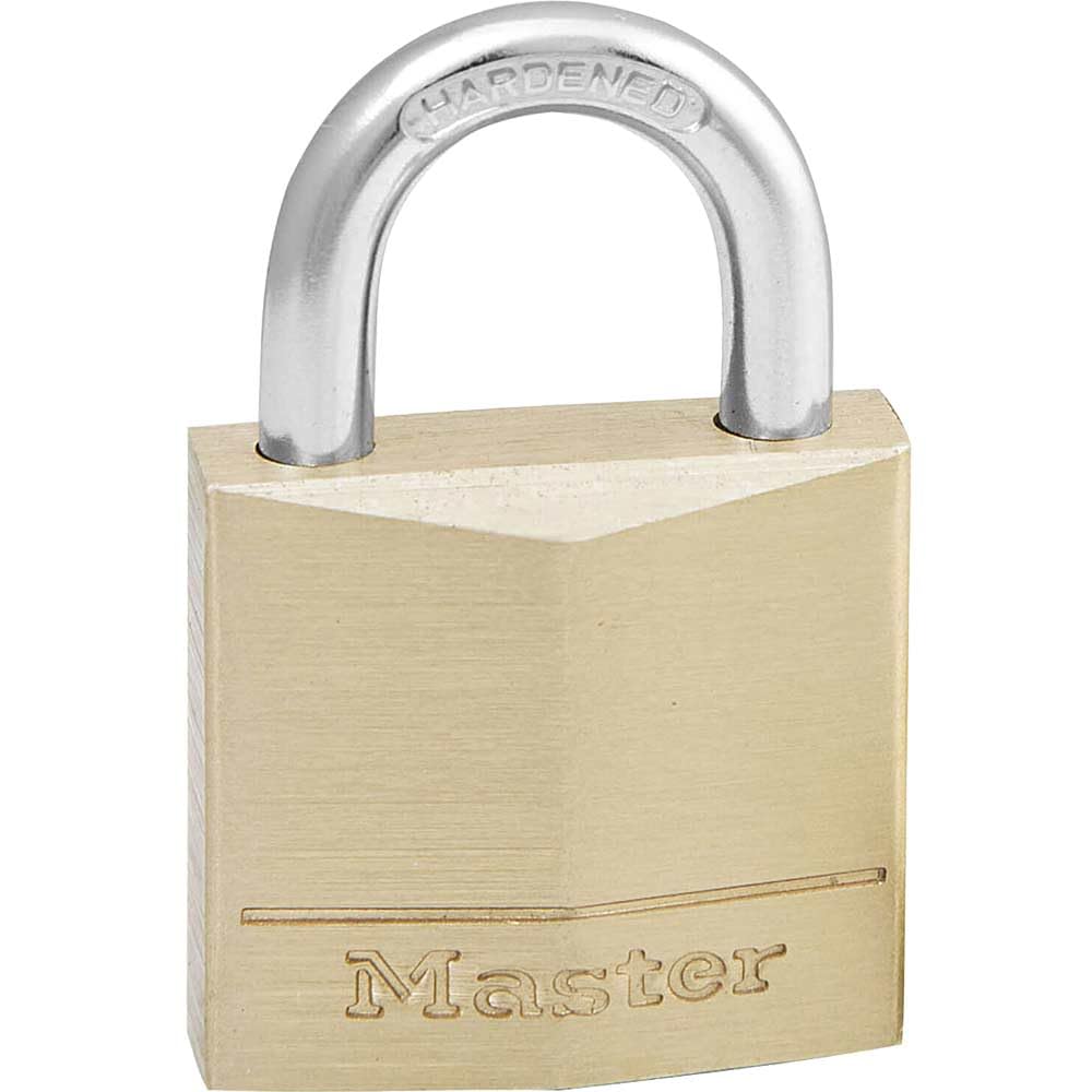 Master Lock Magnum Padlock 30mm Solid Brass with Keys 40043
