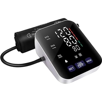 Blood Pressure Monitor V8 Ultra Automatic Upper Arm Blood Pressure Monitor with Cuff LED Display Compact and Portable for Home Use and Travel