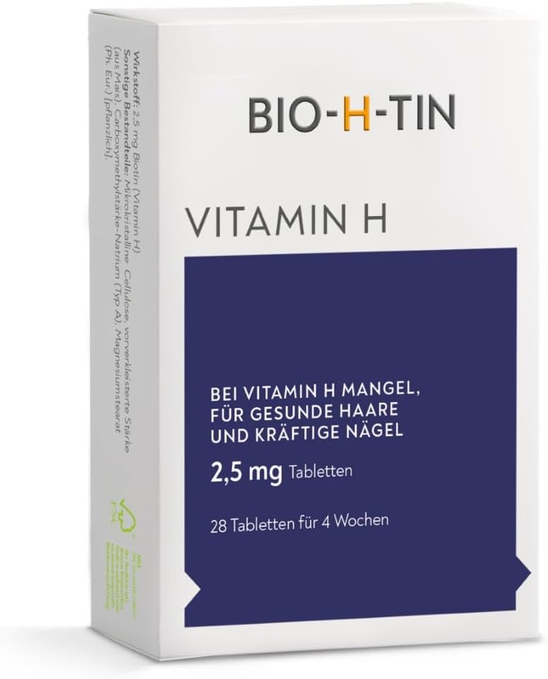Bio-H-Tin Vitamin H 2.5 mg for 4 weeks tablets 28 pieces