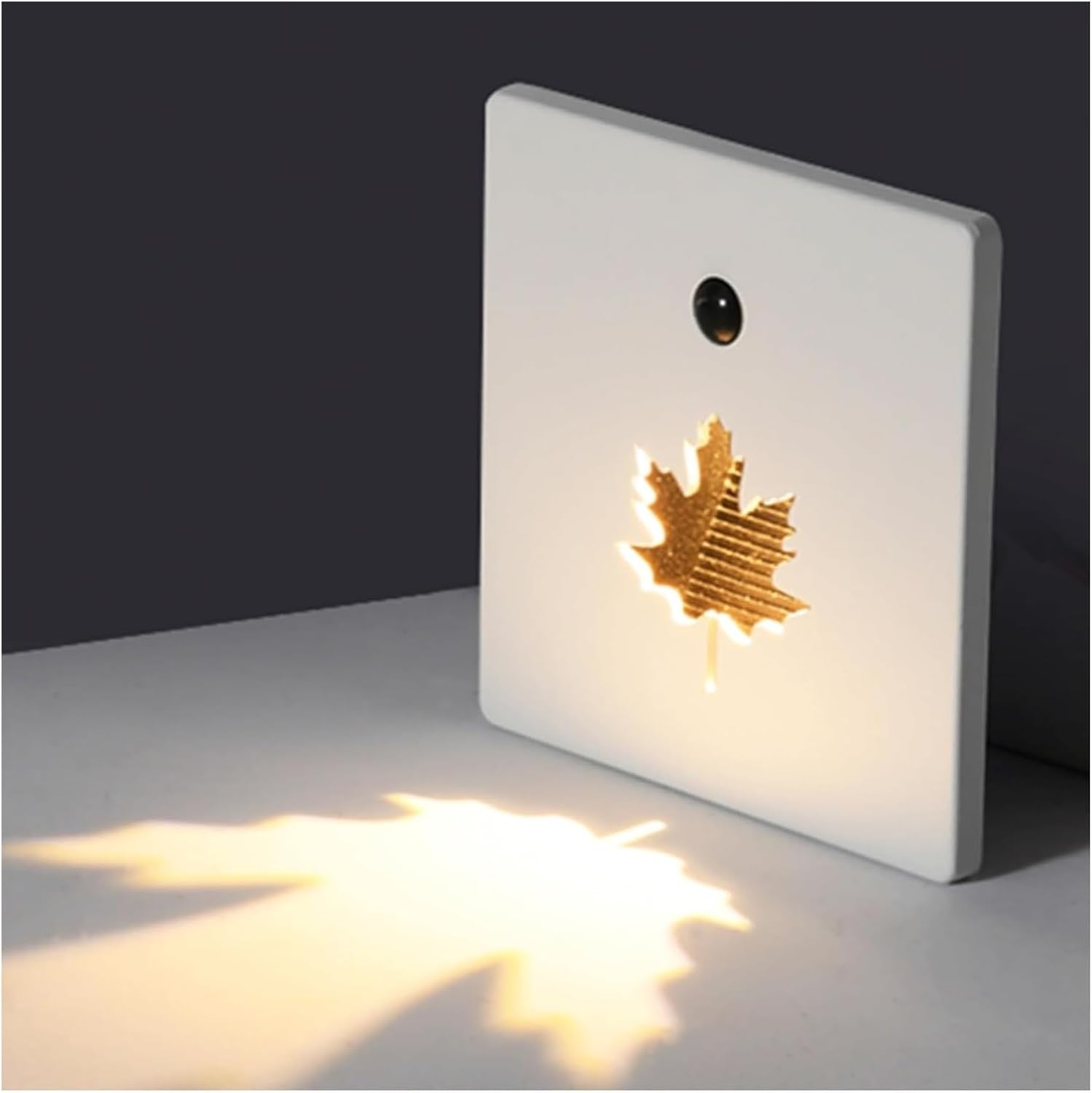 LED Stair Lighting Kit，for Indoor Staircases，Indoor Motion Sensor Stair Light, Embedded Led Anywhere Hallway Lamp, Intelligent Dual Sensing, 3000K Warm Light(White)