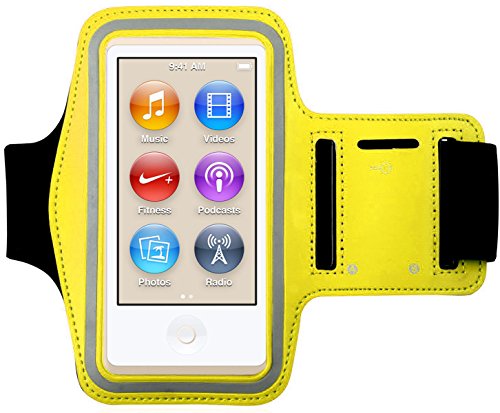 KING OF FLASH New iPod Nano 7th Generation / 8th Generation Premium Water Resistant Armband Case Cover for use While Jogging, Gym, Running, Bike riding & other Sports Activities