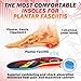 Gel Work boots Insoles with Metatarsal Pads for Metatarsalgia Relief, Superior Shock Absorption & Anti-Fatigue Shoe Inserts, Low to Medium Arch Support,All Day Comfort, Designed for Men & Women Size D