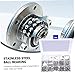 PRETYZOOM 580pcs Stainless Steel Bearing Stainless for Industrial Use Assorted Convenient Storage Box for Transportation and Aviation Applications