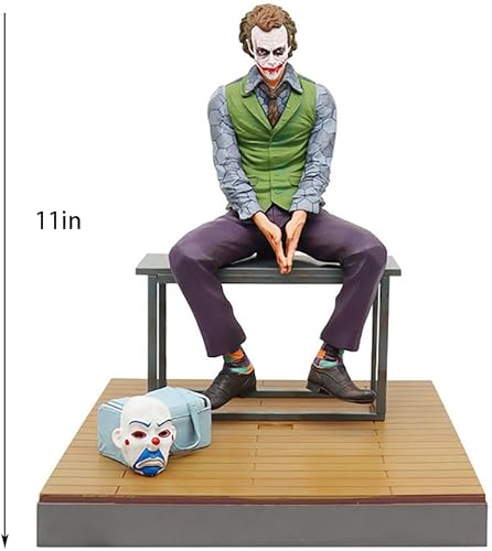 Miniatura 2 de Figura de acción exclusiva de The Dark Knight Movie, The Joker Heath Ledger, 11 pulgadas