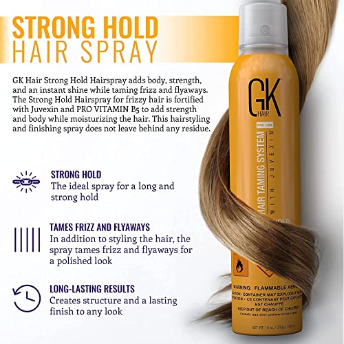 Spray Fijador Fuerte GKhair 10.1 Oz miniatura 6