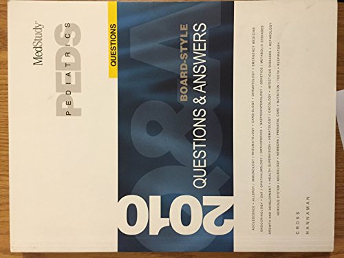 Pediatrics Board-Style Questions and Answers 193270339X Book Cover
