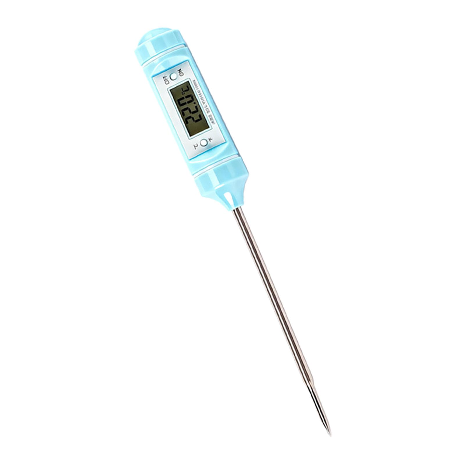 Whoasyst Quick Response Kitchen Thermometers Thermometers Gauge with Waterproof and Easy to Read Screen for Various Cooking Needs Kitchen Temperature Probe