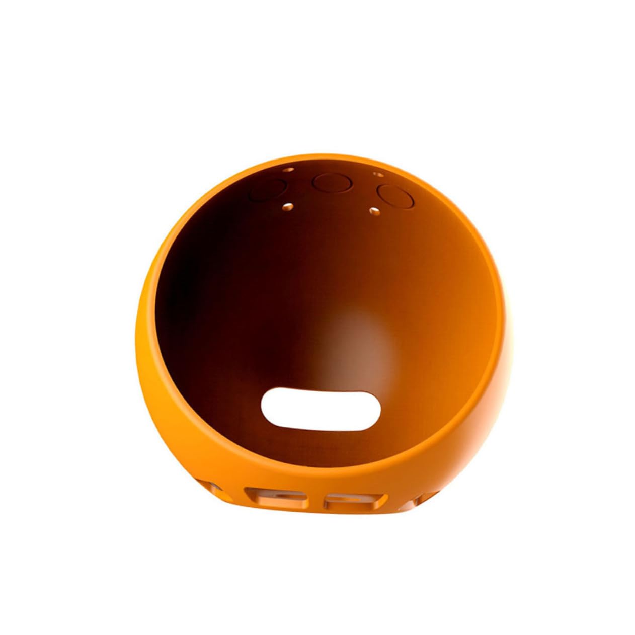 HOMOCONO Silicone Protective Cover Case for Echo Orange Elastic and Washable and Shock-Resistant for Preventing Scratches and Damage