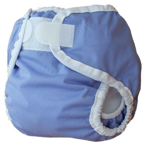 Thirsties Diaper Cover, Periwinkle, Small (12-18 lbs)