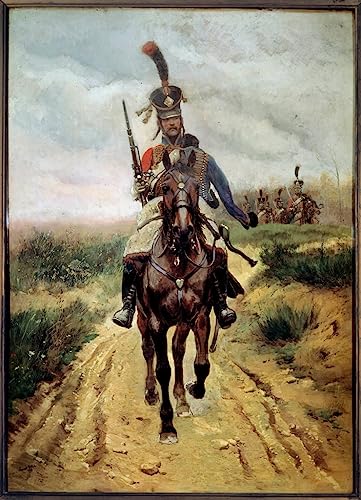 Portrait Th Hussards Jean Baptiste Edouard Détails grande affiche murale 60x90