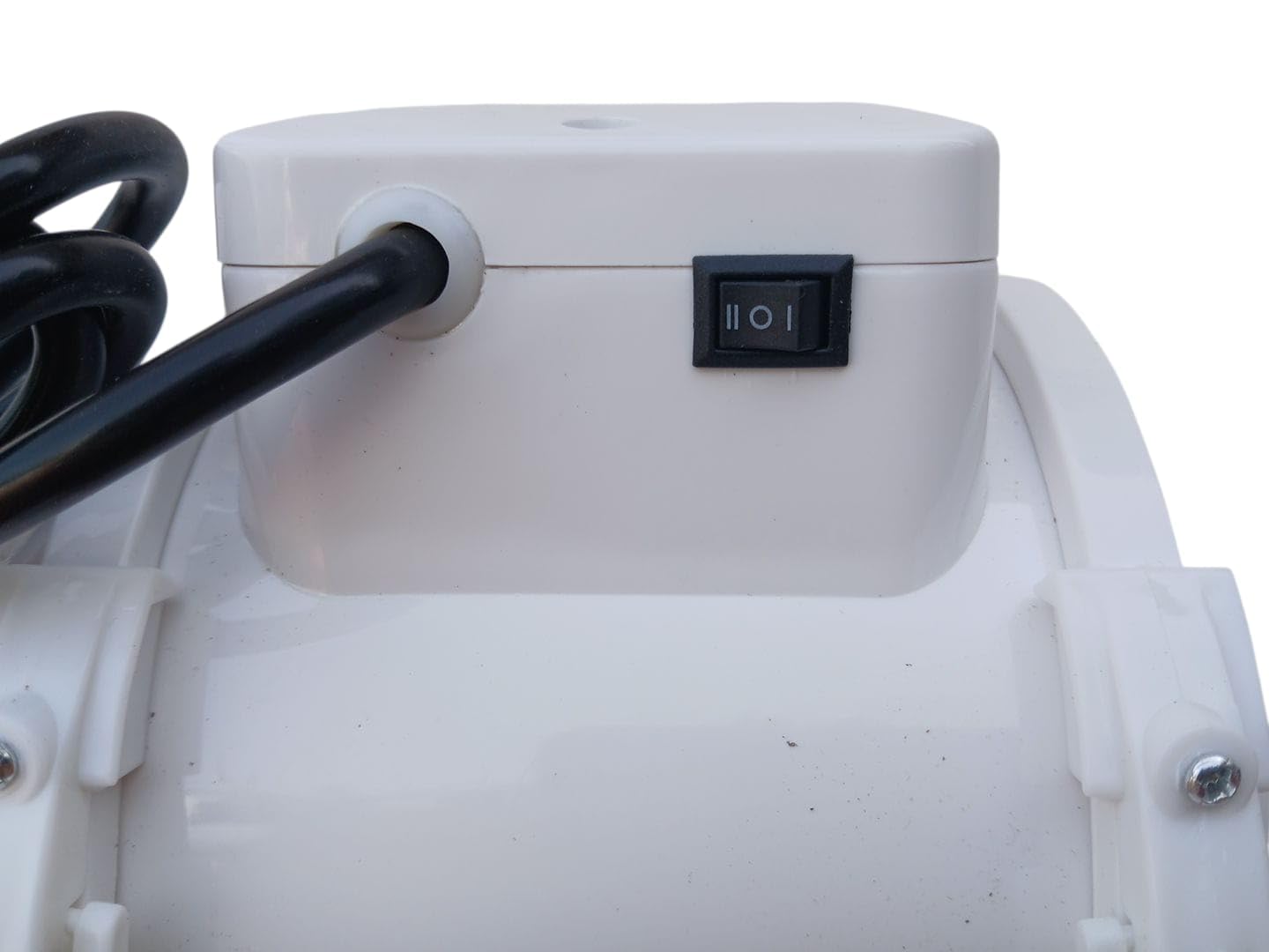 TT 100 Estrattore d'Aria Centrifugo 100mm | Doppia Velocità 145-187 m³/h, Silenzioso 60dBA, 21W, Cavo Incluso, Per Coltivazione Indoor, Bagno, Cucina