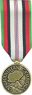 HMC Afghanistan Campaign Full Size Medal-MINI MEDAL