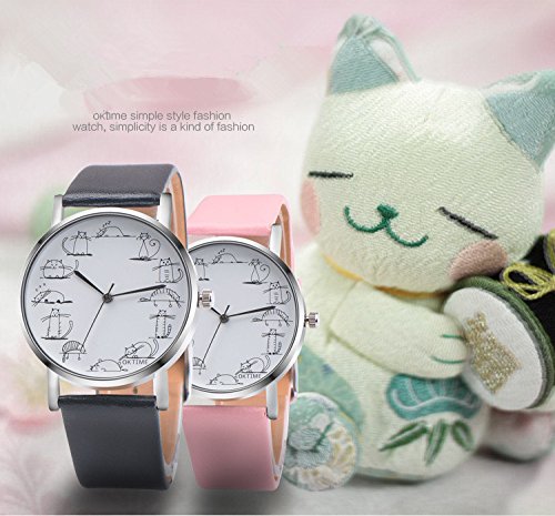 Trendy Quartz Watch Wrist Watch Timepiece With Pu Leather Strap For Lady Woman Wwm-144501 #TOP2