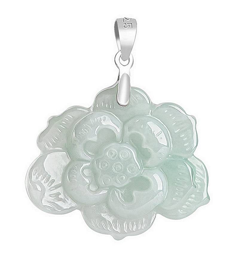 Collier en jadéite naturelle graine de glace à porter au quotidien ou en soirée
