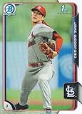 2015 Bowman Chrome Draft Baseball Refractor #187 Jake Woodford