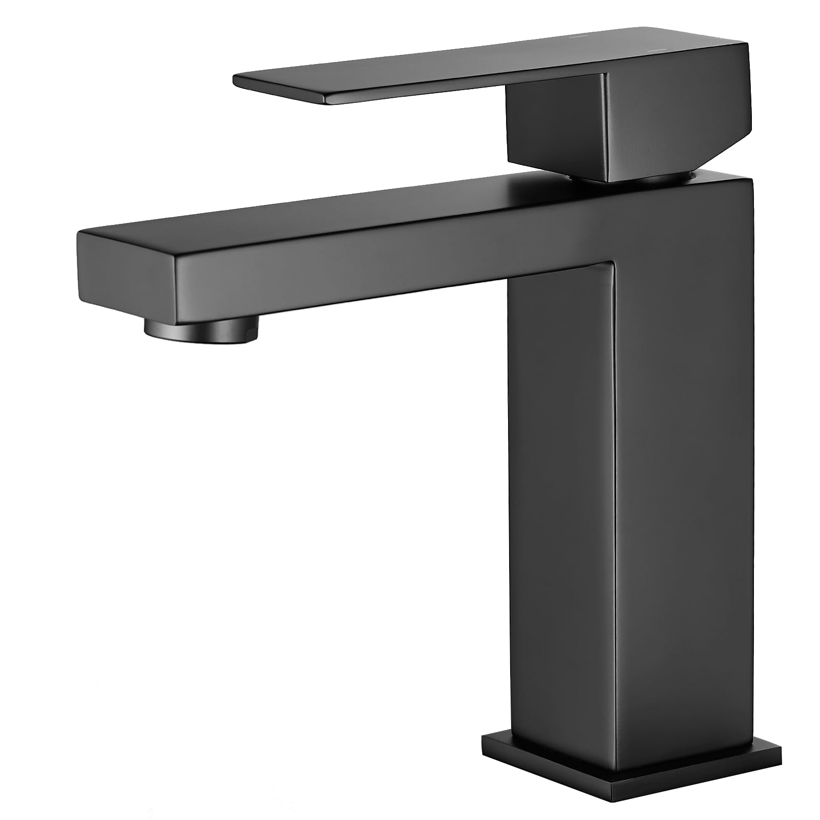 Rubinetto Bagno Nero Miscelatore lavabo, rubinetti bagno Rubinetti Bagno Miscelatore 1 Foro, Moderno Monoforo Lavabo Rubinetti per il bagno, SSRT304DE-MB