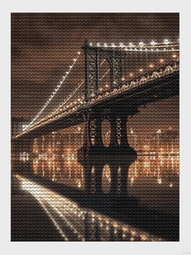 Anti stress kit peinture diamant complet Manhattan nocturne pour retrouver le calme
